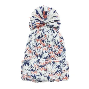 Coal Opal Chunky Pom Beanie - Navy