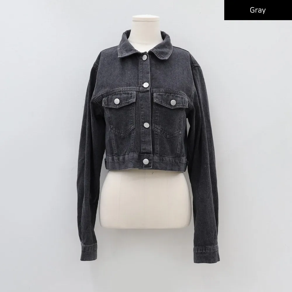 Cropped Denim Jacket CM28