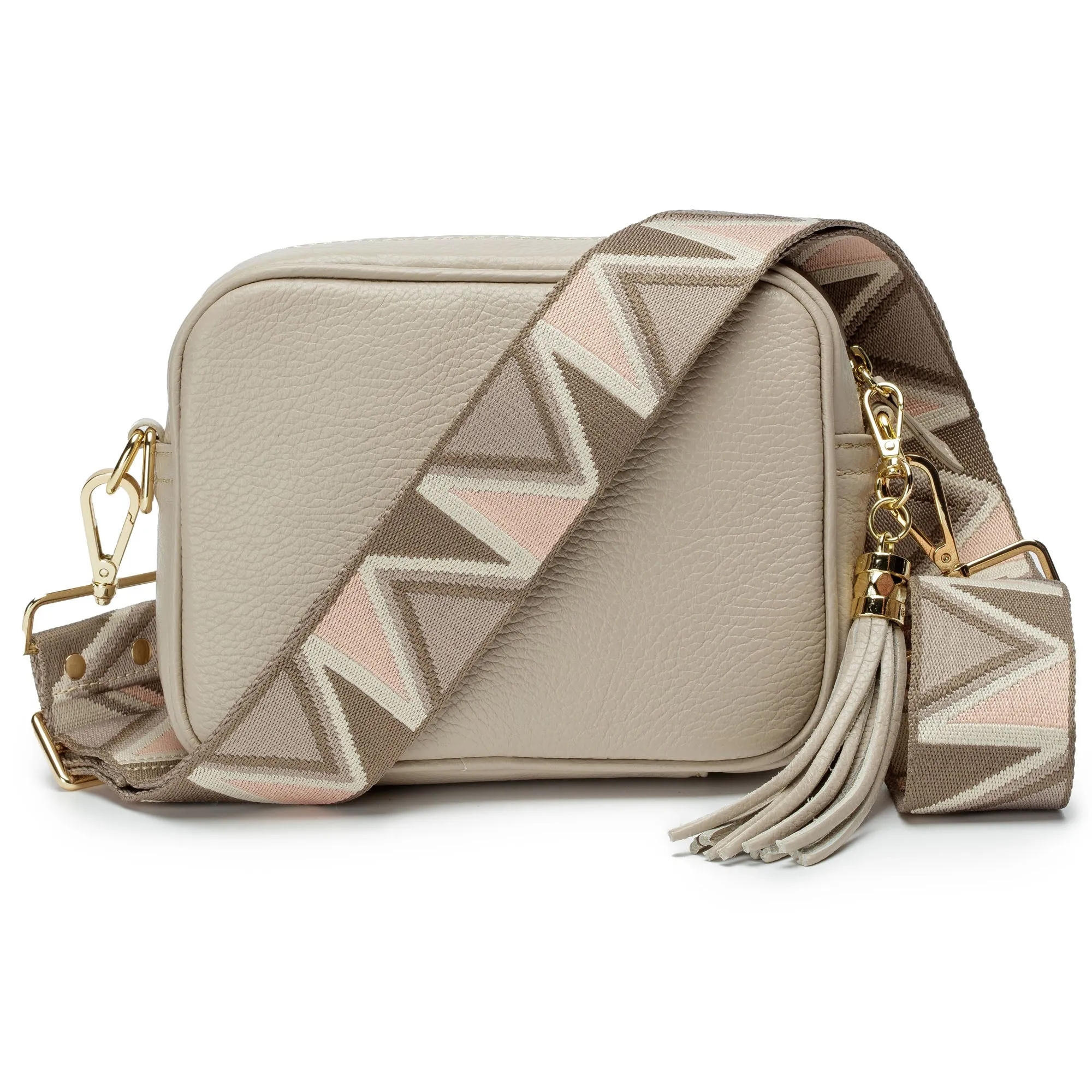 Crossbody Biscuit (Grey Abstract Strap)