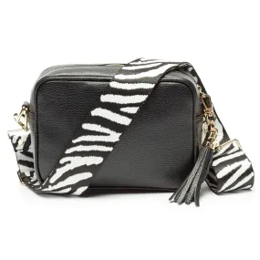 Crossbody Black (Zebra Strap)