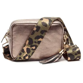 Crossbody Bronze (Olive Leopard strap)