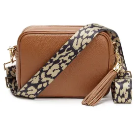 Crossbody Dark Tan (Leopard Strap)