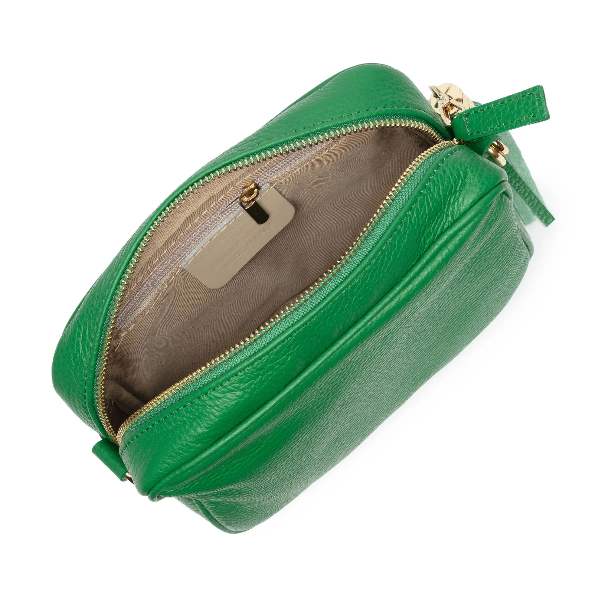 Crossbody Emerald (Gold Glam strap)