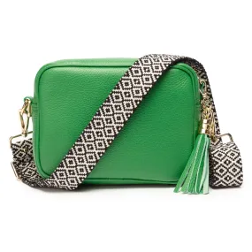 Crossbody Emerald (Knitted Diamond strap)