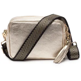 Crossbody Gold (Gold Chevron strap)