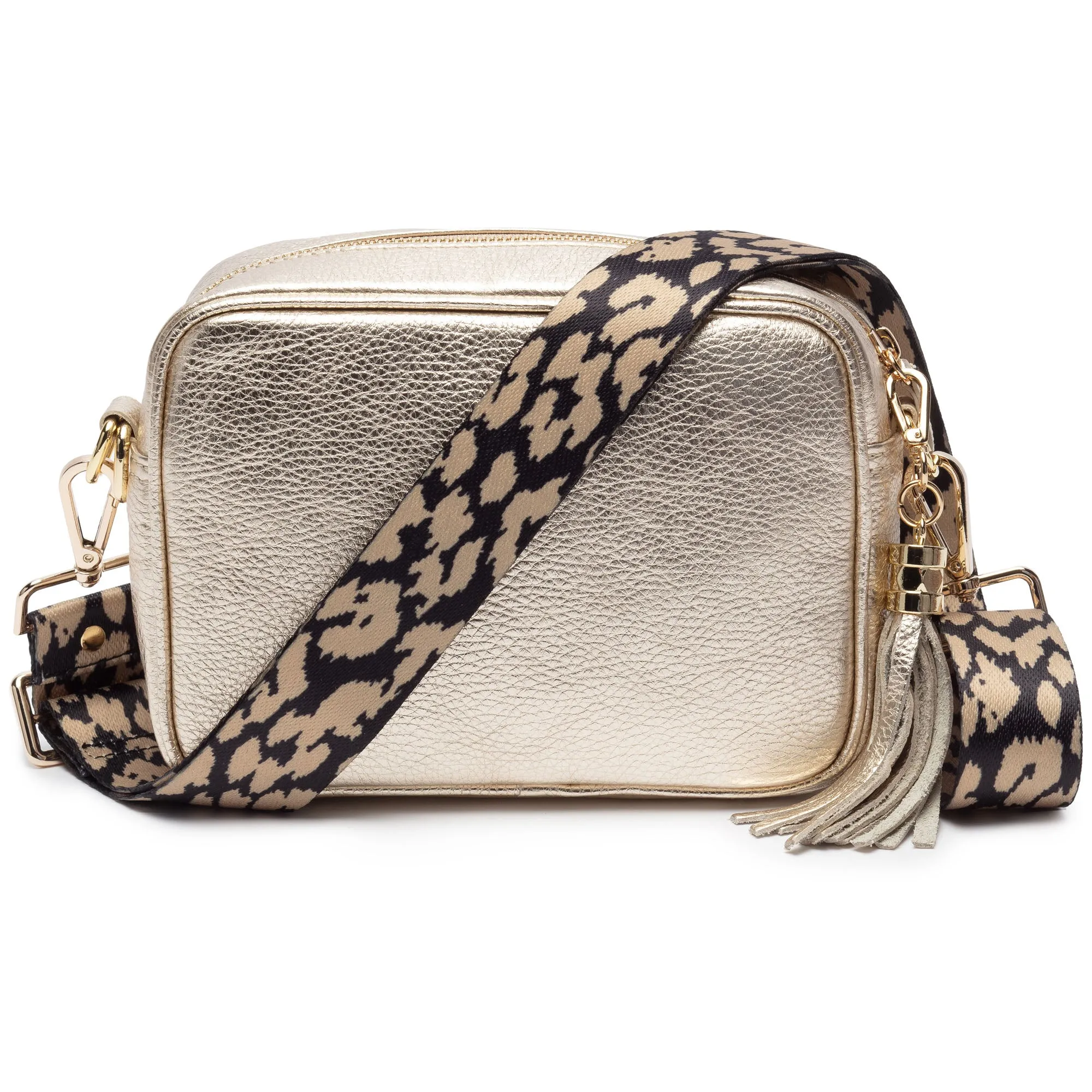 Crossbody Gold (Leopard strap)