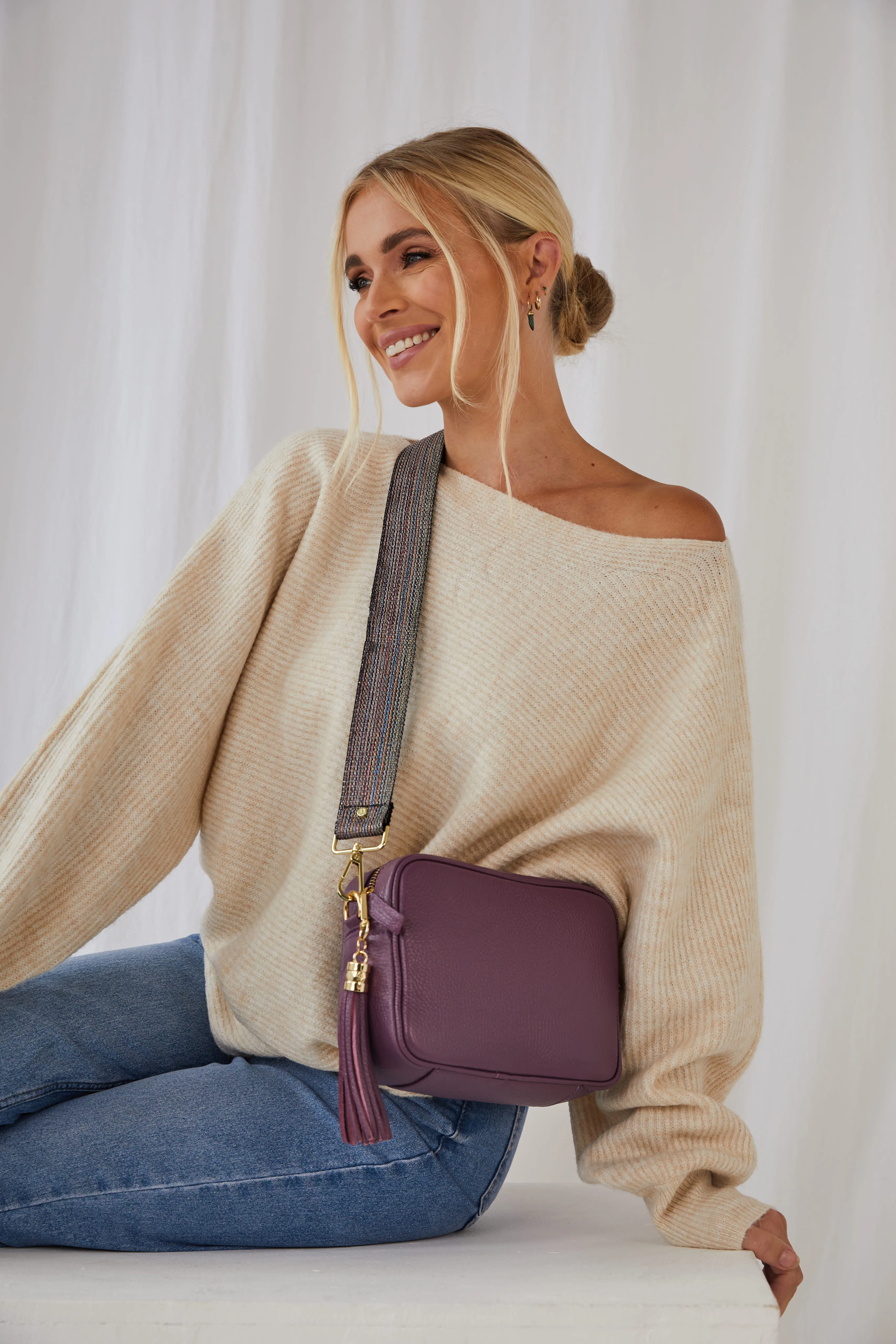 Crossbody Grape (Rainbow Glam)