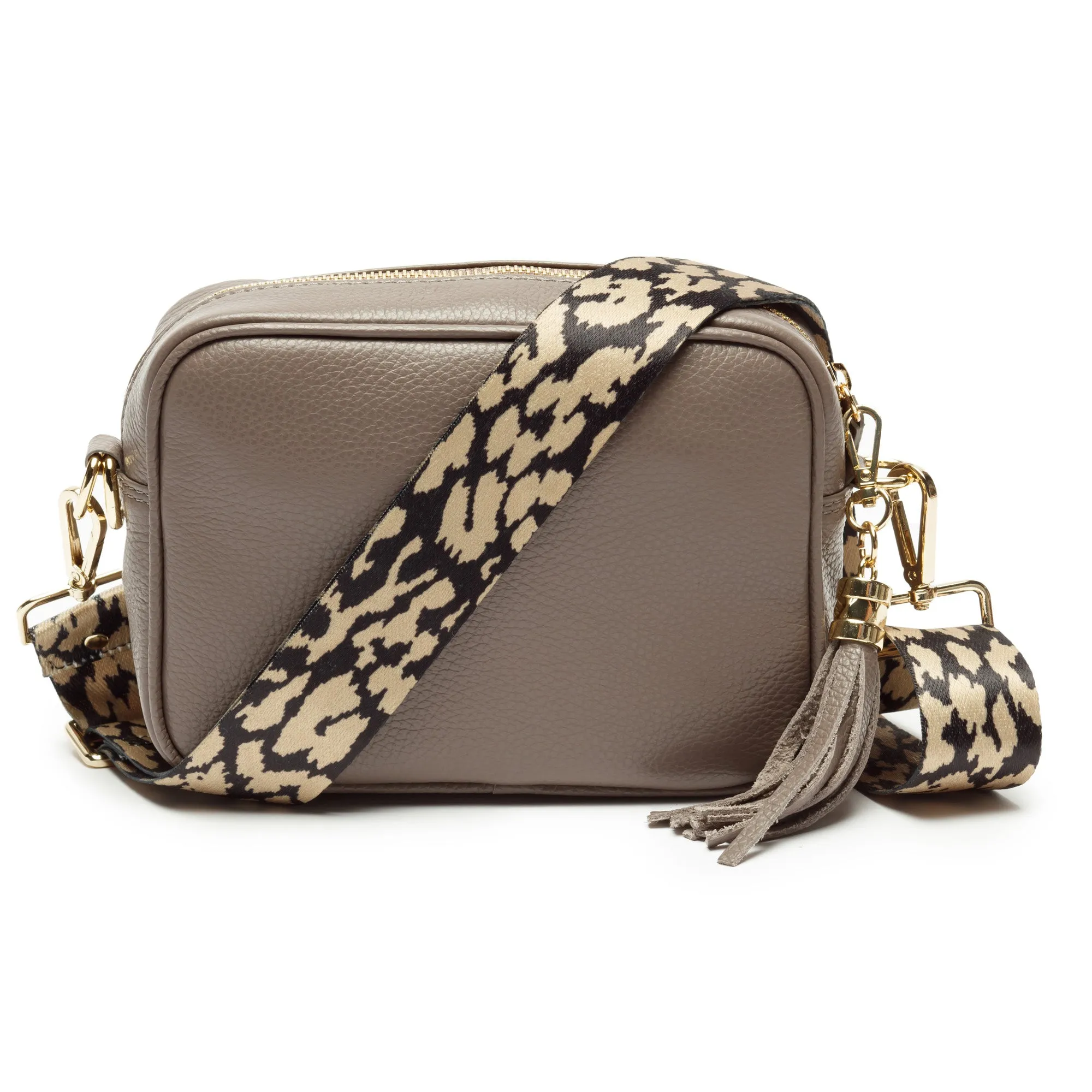 Crossbody Grey (Leopard strap)