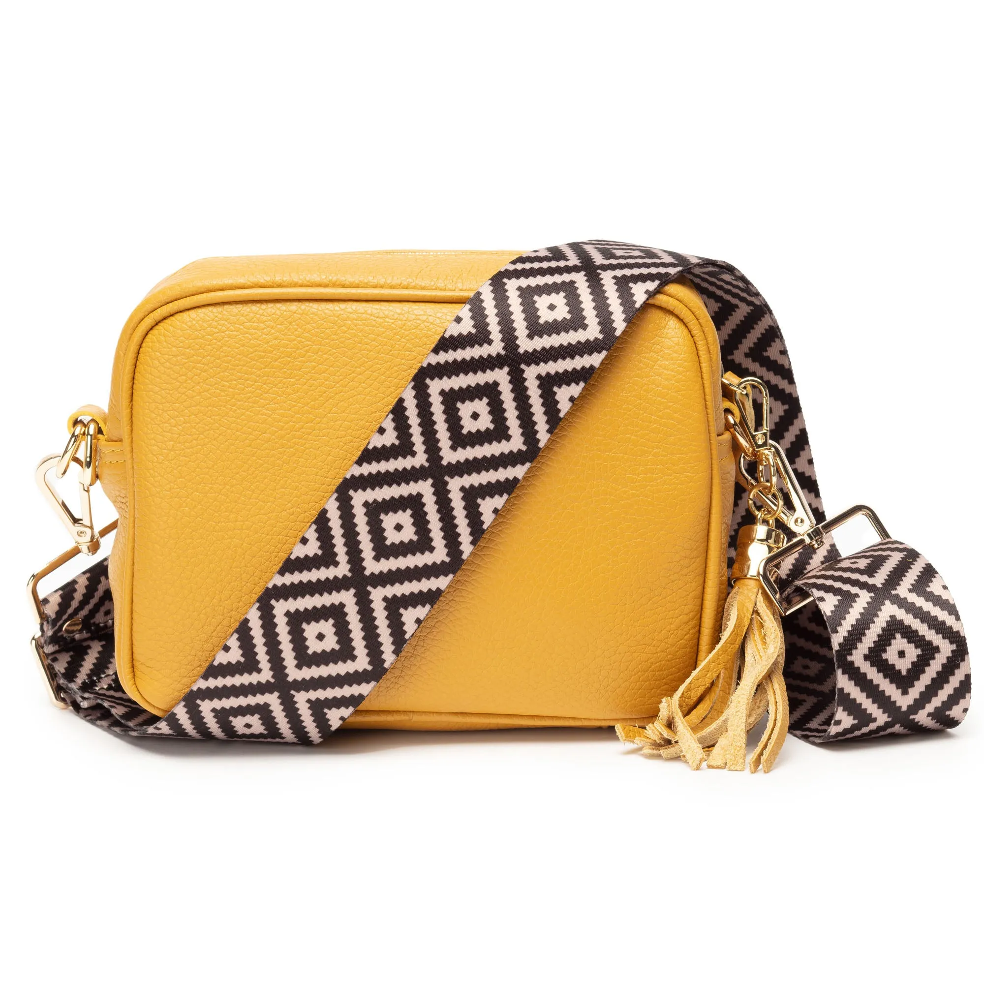 Crossbody Mustard (Blue Diamond strap)