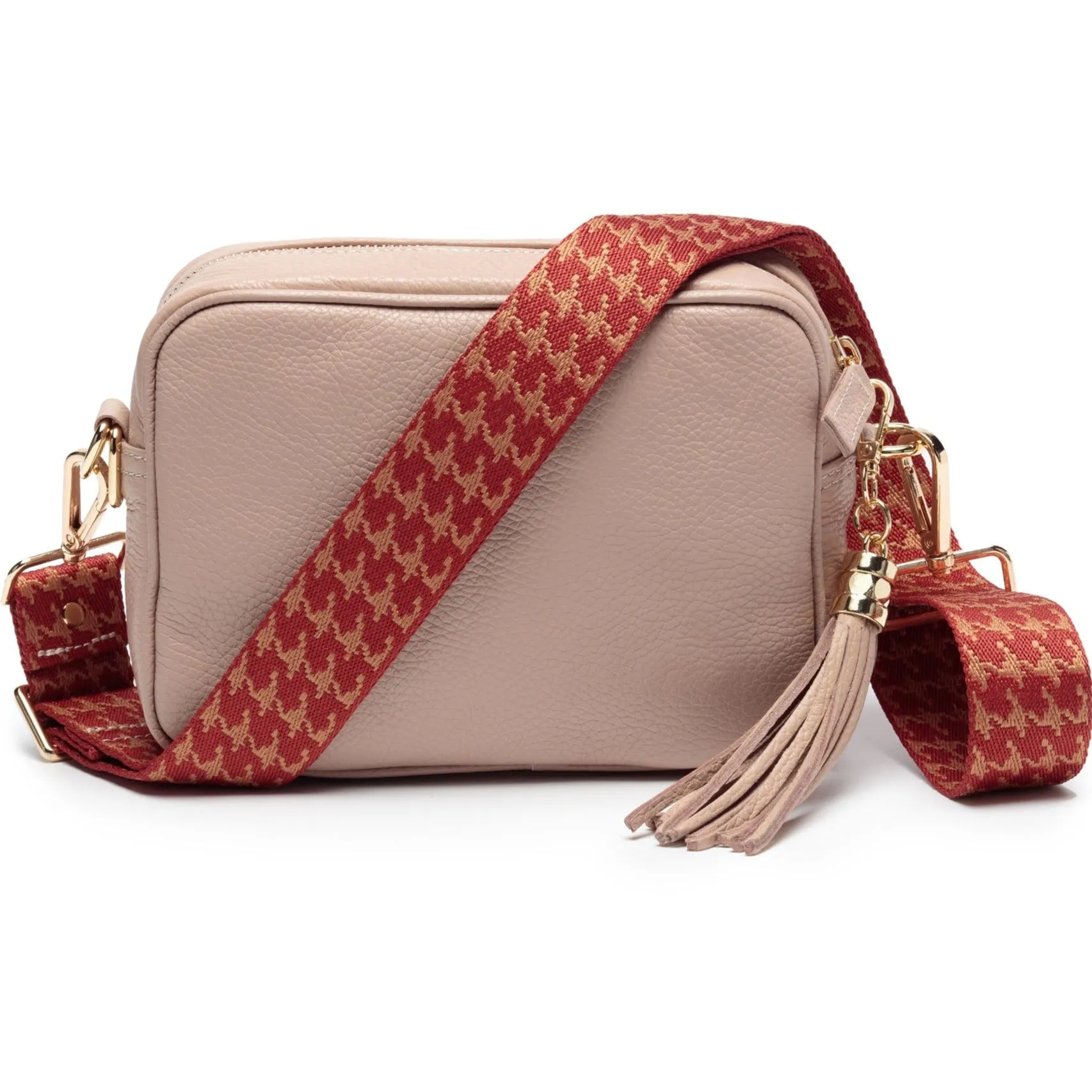 Crossbody Nude (Ruby Dogtooth Strap)