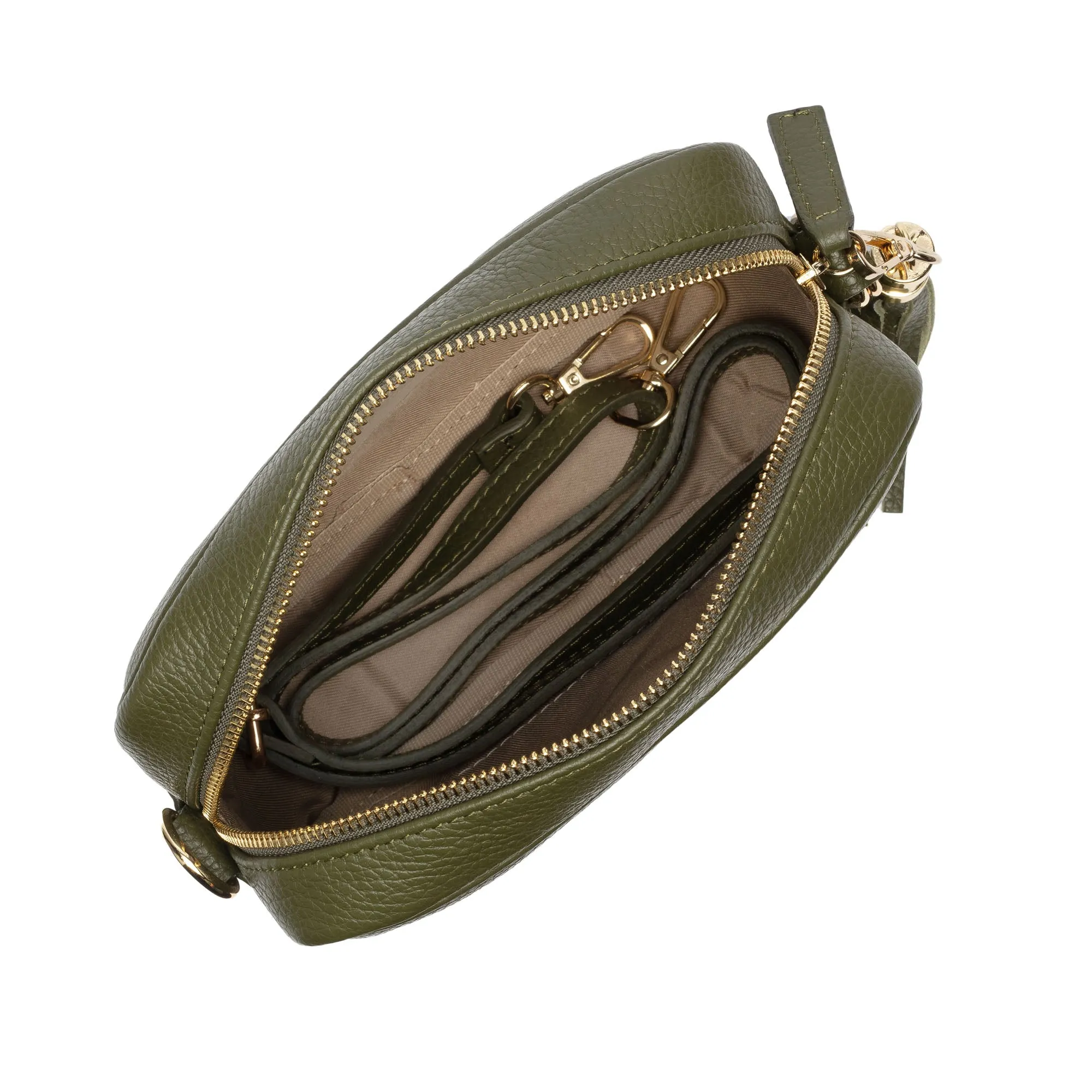 Crossbody Olive (Army Stripes strap)