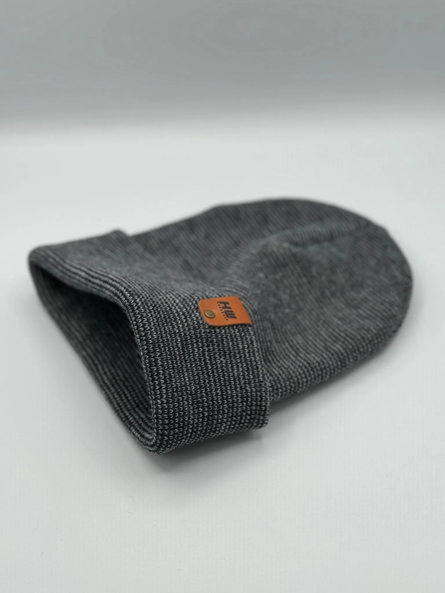 CTD400 HAAKWEAR Traditional Fusion Cuffed Beanie - Gray/Black, Made in USA