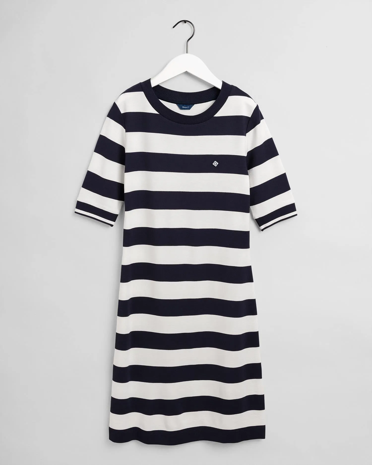 D1.BAR STRIPED JERSEY DRESS