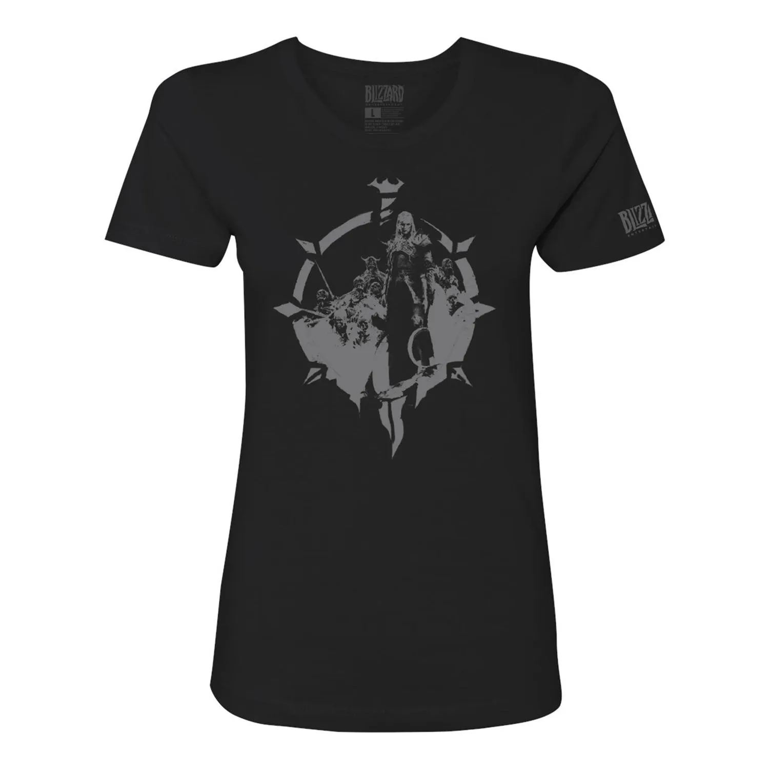 Diablo IV Necromancer Shadow Women's Black T-Shirt