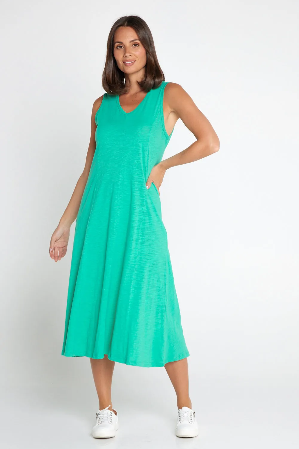 Diana V Core Dress - Spearmint