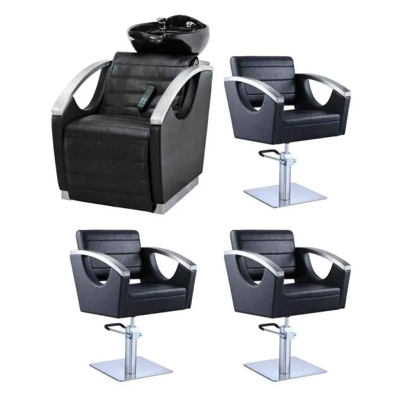 DIR Bella III Backwash and Bello Chairs Salon Package