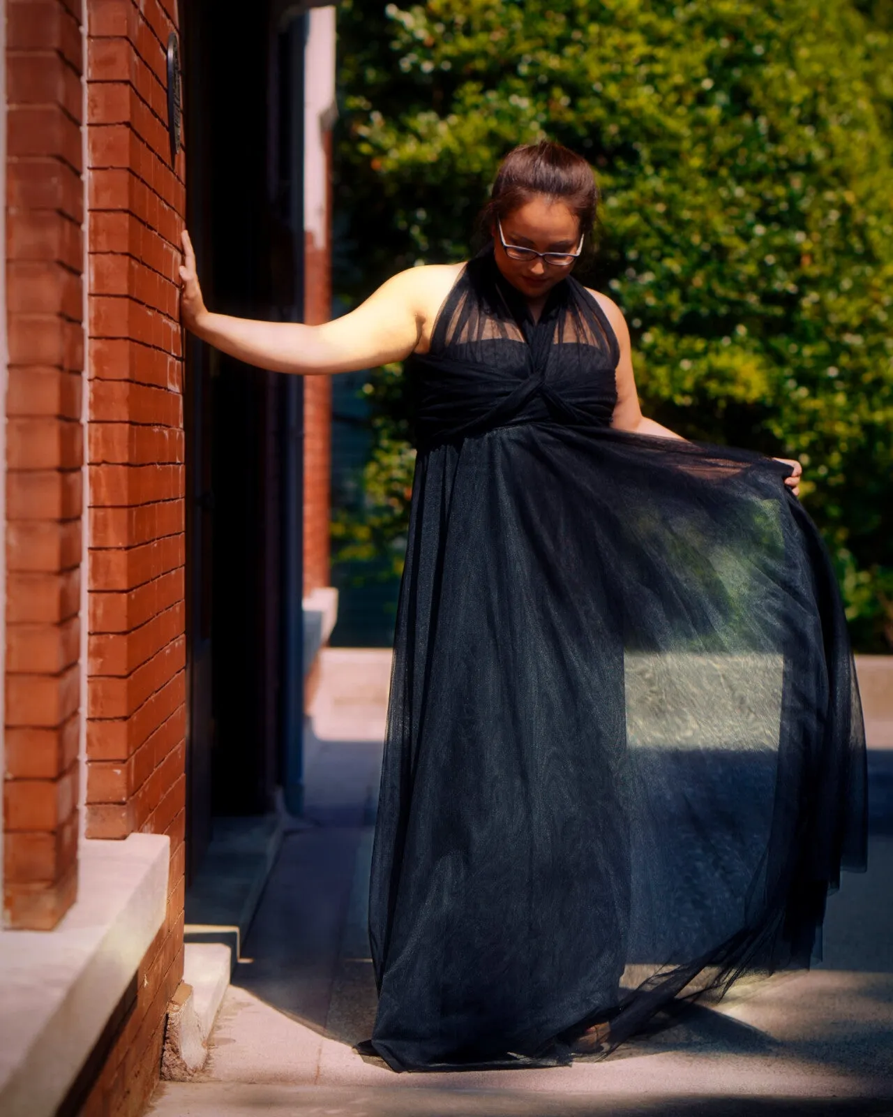 Double Tulle Calista Black Infinity Maxi