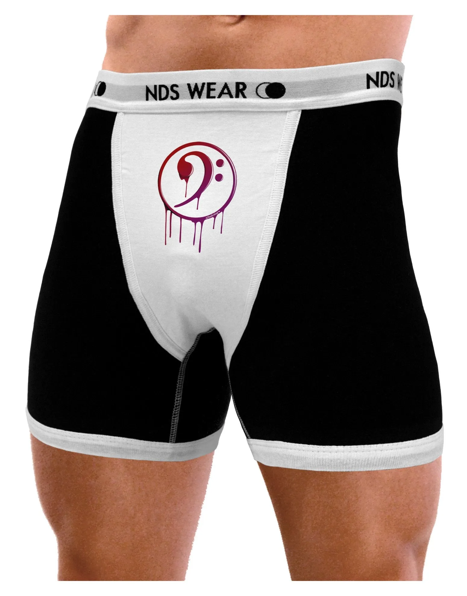 Dripping Bass Symbol Mens Boxer Brief Underwear