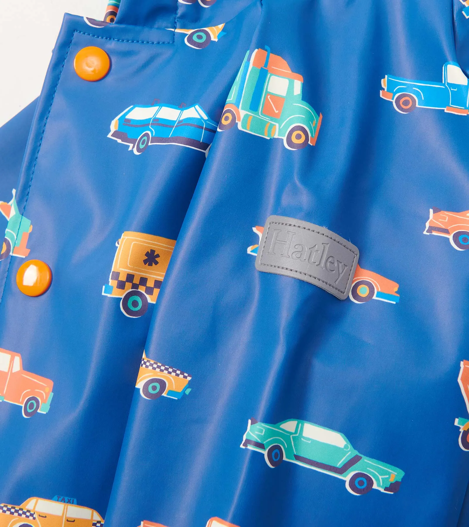 Driving Cars Preschool Raincoat