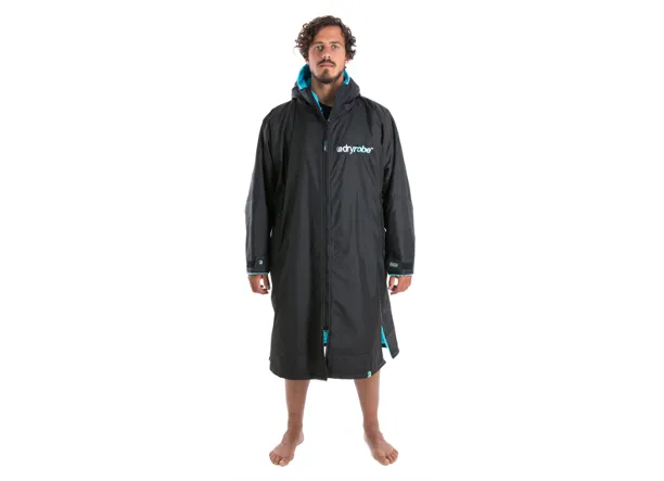 Dryrobe Advance Long Sleeve - Extra Large - Black/Blue or Black/Grey- In Stock