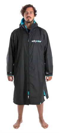 Dryrobe Advance Long Sleeve -Medium - 4 Colouways - Black/Blue, Black Red, Black/Grey & Black/Pink