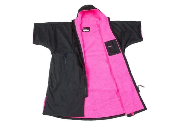 Dryrobe Advance Short Sleeve - Size Large - Black/Red, Black/Blue or Black/Pink - In Stock