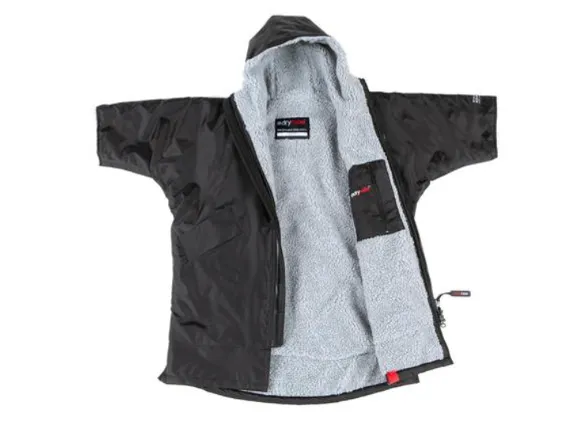 Dryrobe Advance Short Sleeve - Small Kids - 10-14 Years - Black/Grey, Black Pink & Black.Blue - In Stock