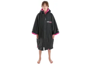 Dryrobe Advance Short Sleeve - Small Kids - 10-14 Years - Black/Grey, Black Pink & Black.Blue - In Stock