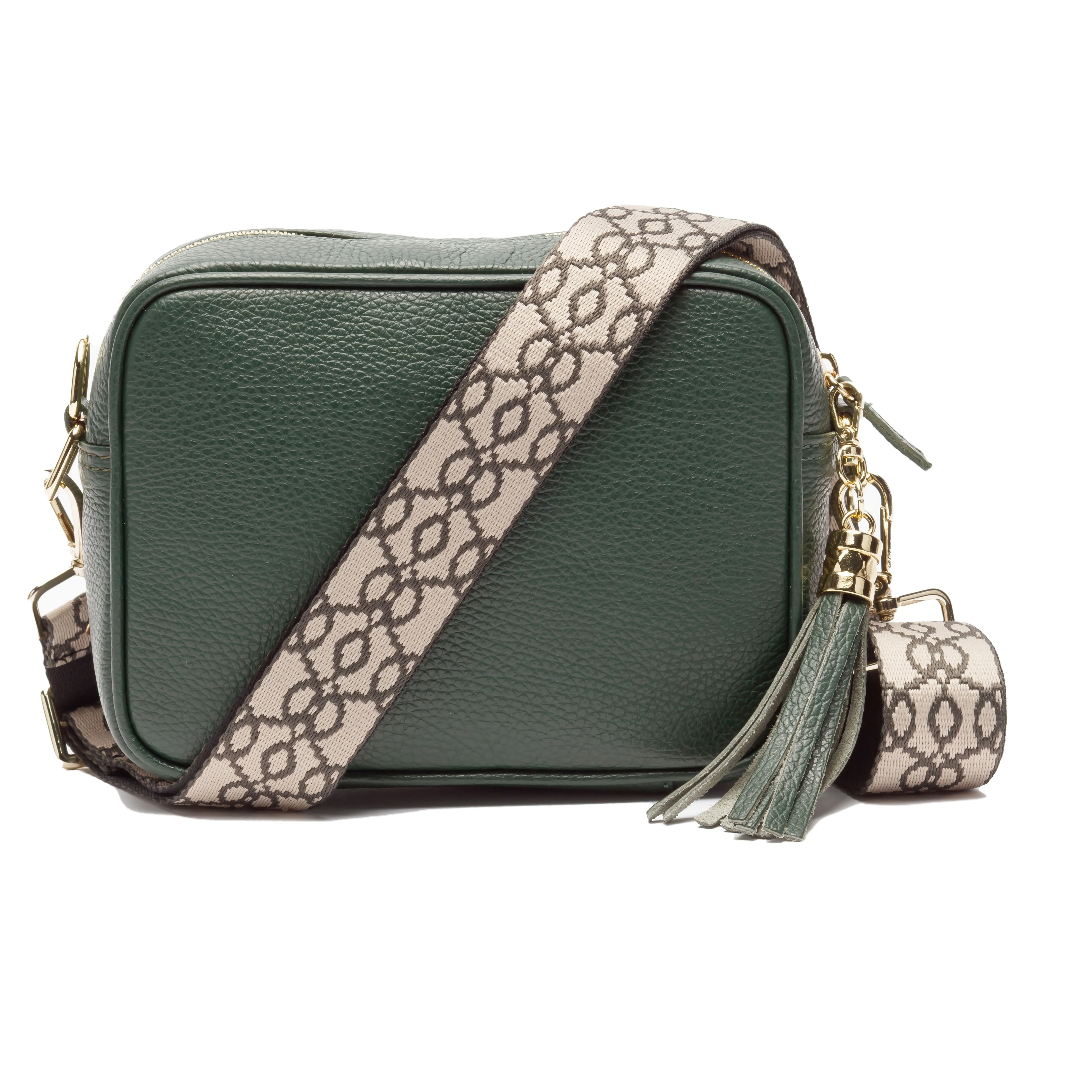 Elie Beaumont Crossbody Bag in Bottle Green