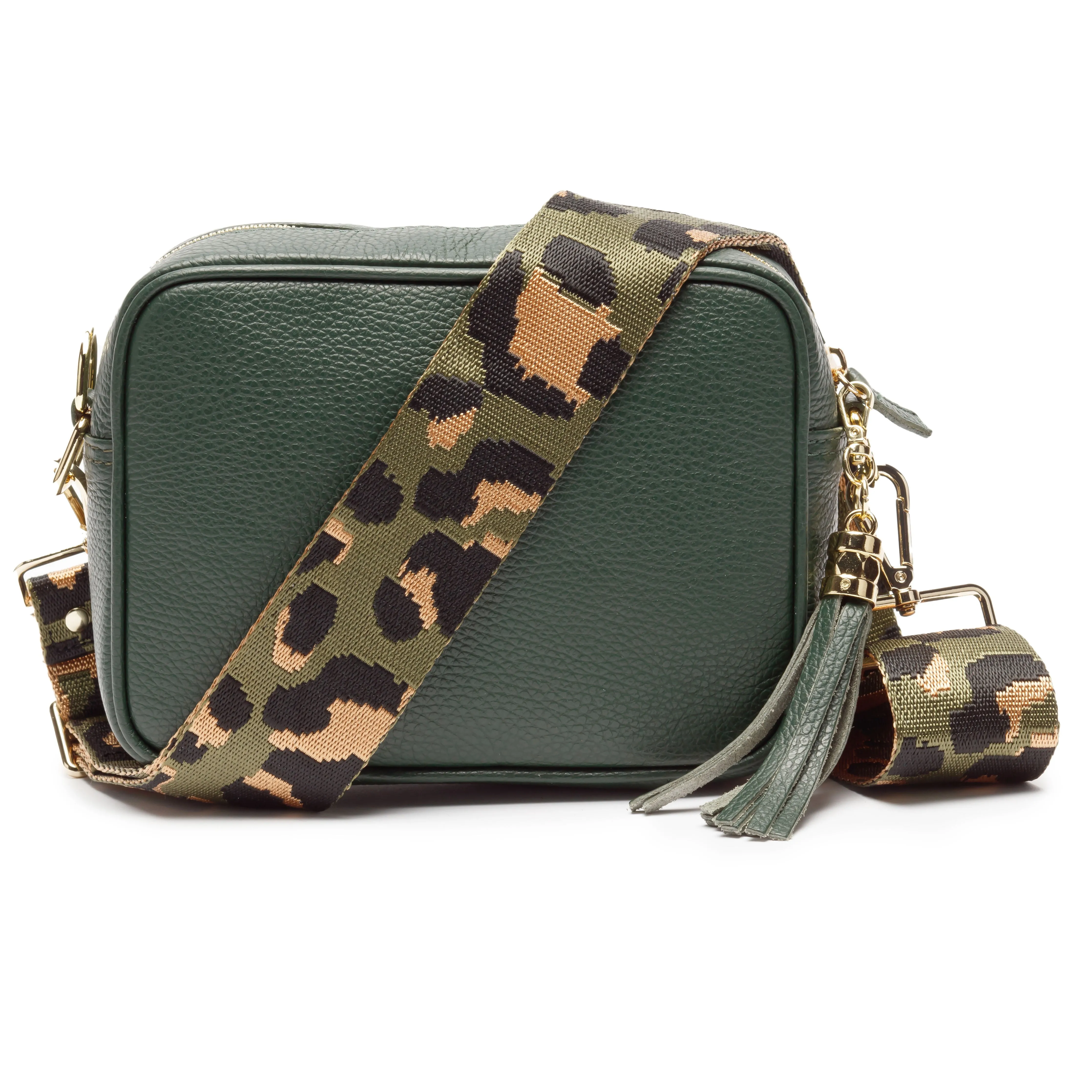 Elie Beaumont Crossbody Bag in Bottle Green