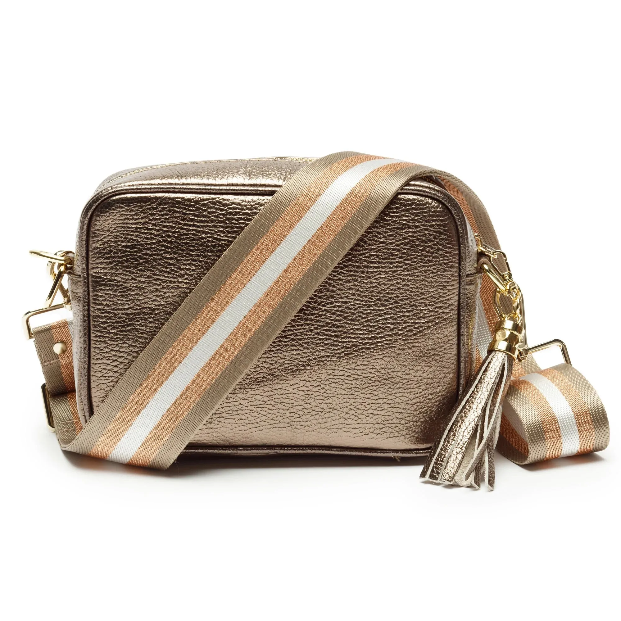 Elie Beaumont Crossbody Bag in Bronze