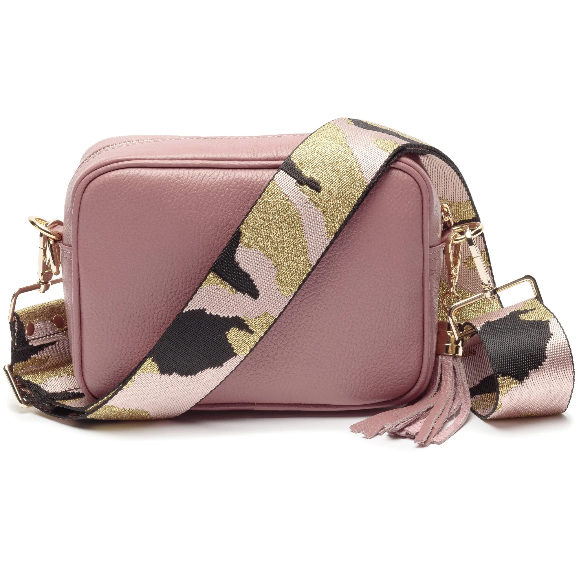 Elie Beaumont Crossbody Bag in Dusty Rose