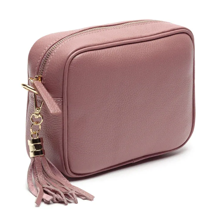 Elie Beaumont Crossbody Bag in Dusty Rose