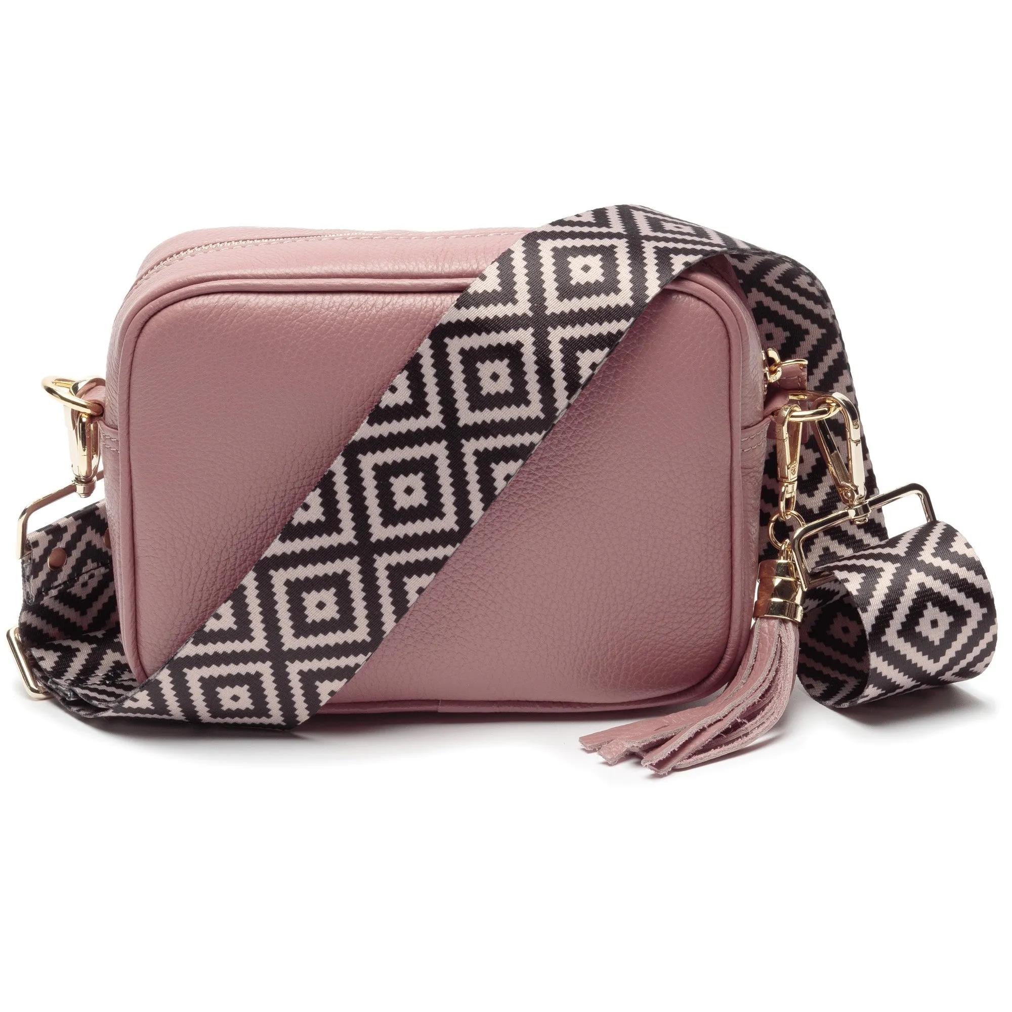 Elie Beaumont Crossbody Bag in Dusty Rose