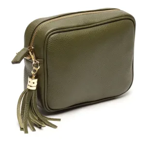 Elie Beaumont Crossbody Bag in Olive