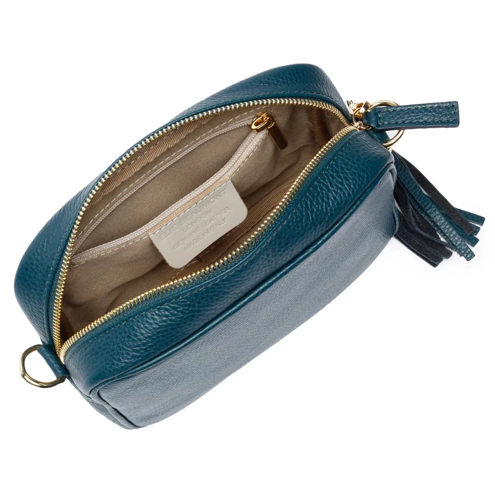 Elie Beaumont Crossbody Bag in Teal