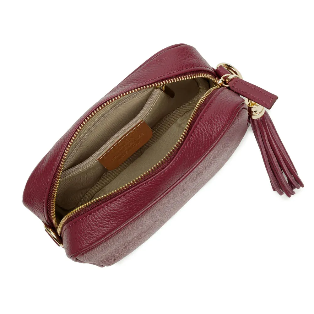 Elie Beaumont Crossbody Bag in Wine