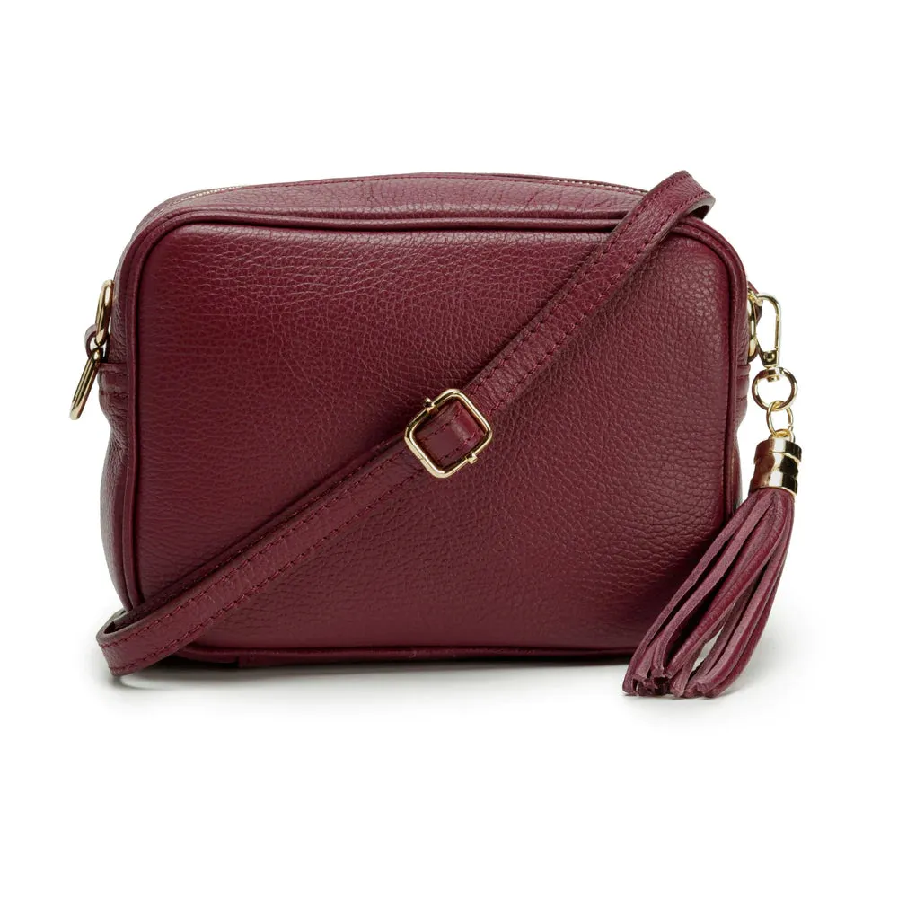 Elie Beaumont Crossbody Bag in Wine