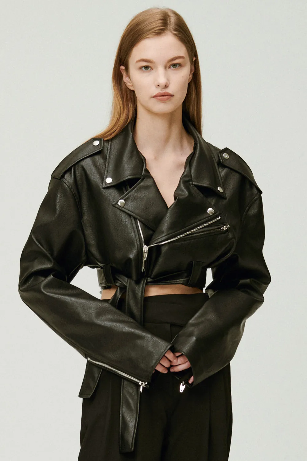 Emma Cropped Rider Jacket