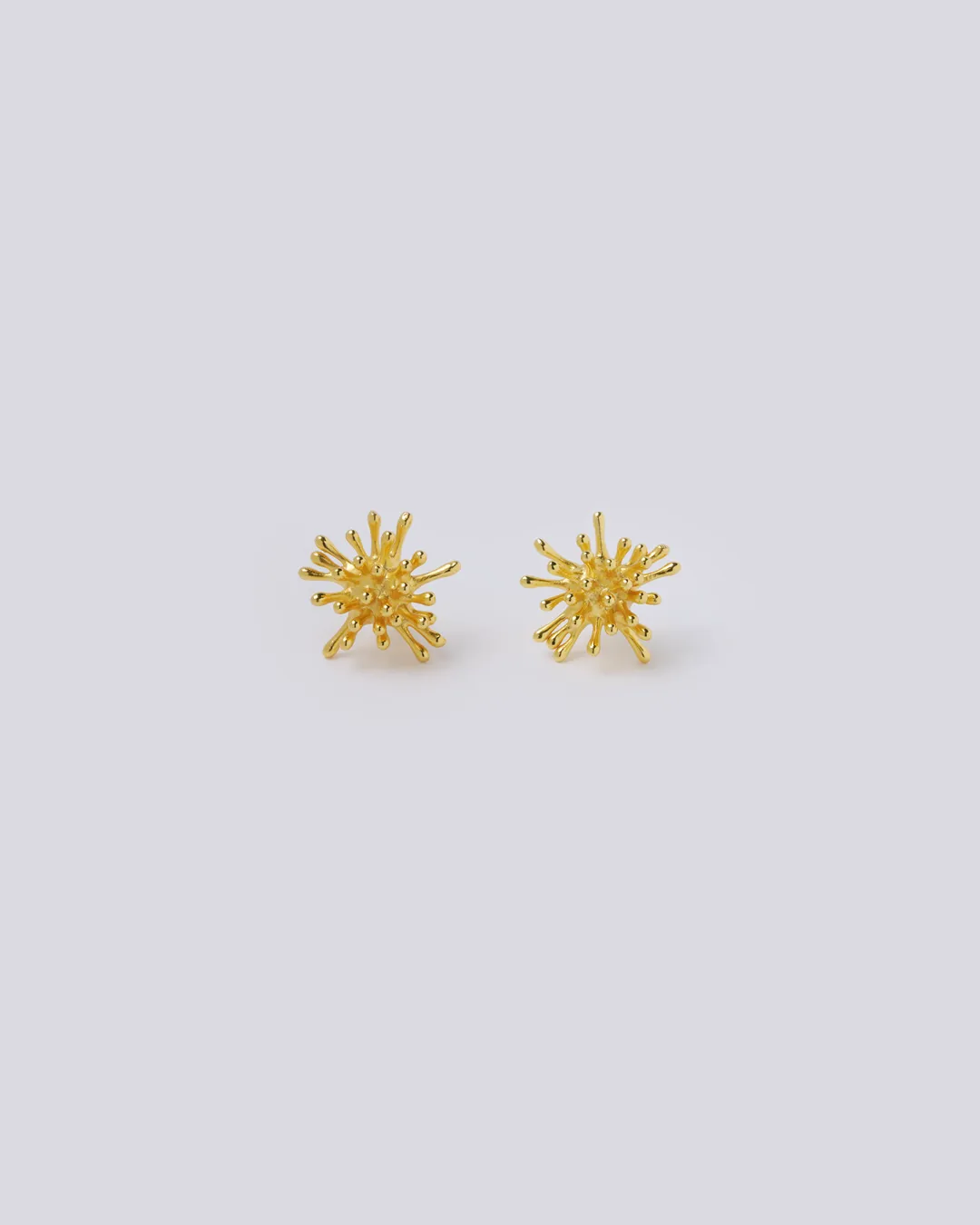 Explosion Gold Earrings