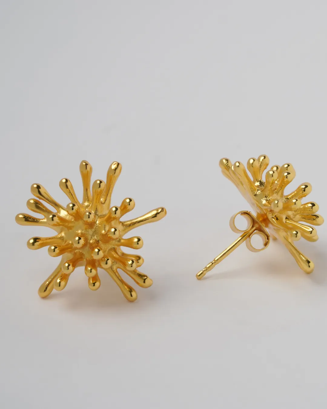 Explosion Gold Earrings