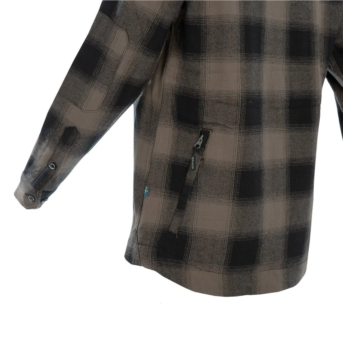 Flannel Insulated shirt Lady (Brown)