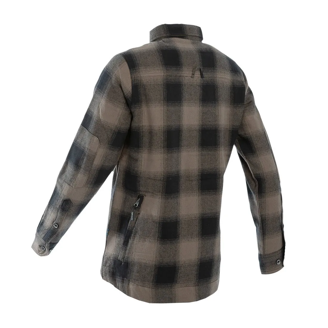 Flannel Insulated shirt Lady (Brown)