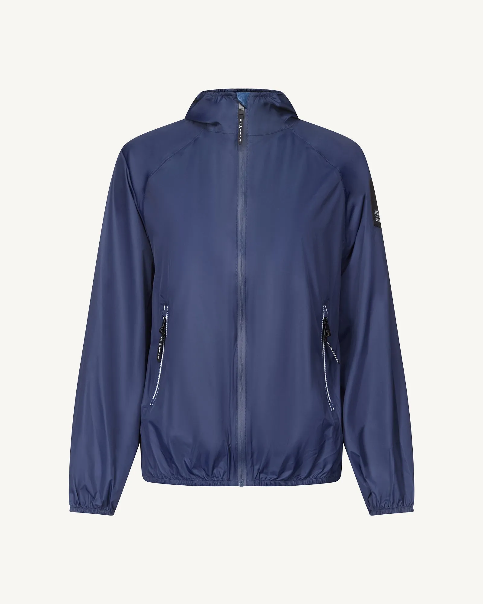 Fluid WNW JOTT x DENHAM pack-away waterproof jacket Navy