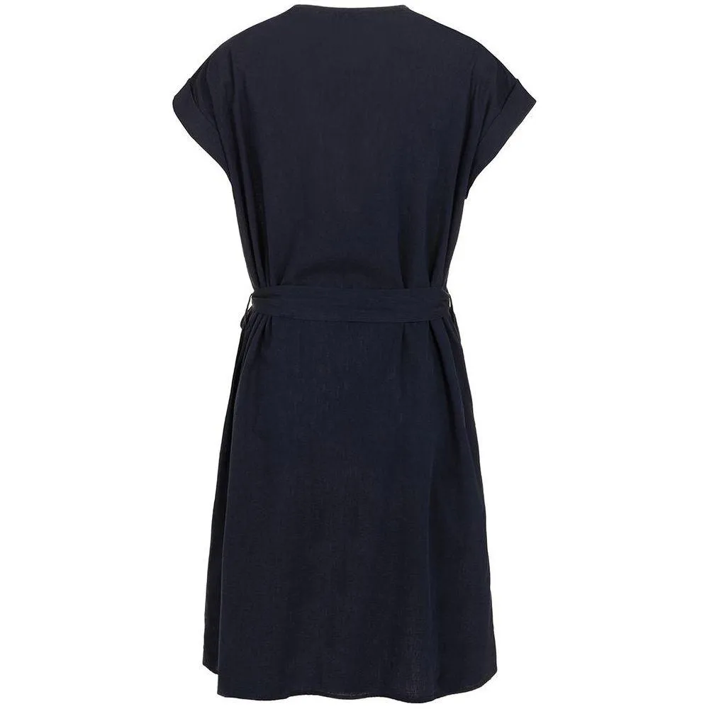 Fred Mello Blue Cotton Women Dress