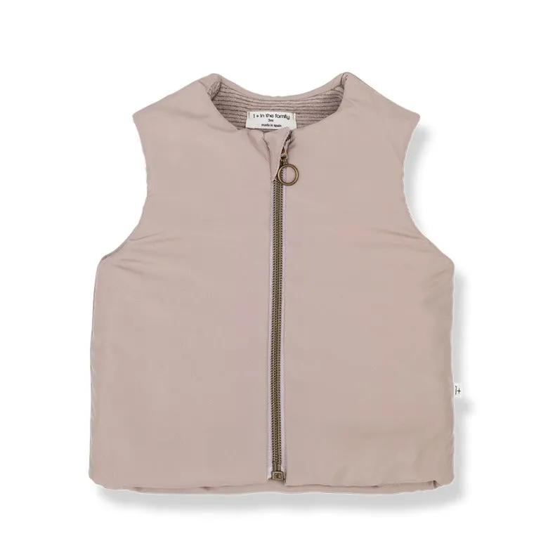 Gilet Gael Old Rose