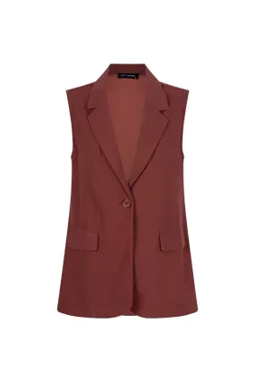 Gilet Kenzie - Steenrood