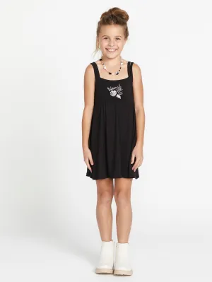 Girls Oceanica Dress - Black