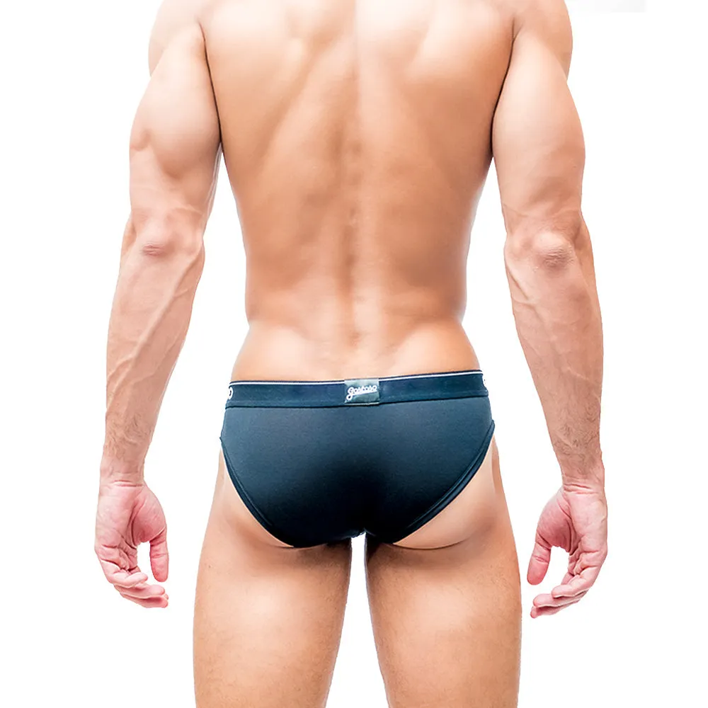 Gostoso Underwear - Solid Brief Black Underwear