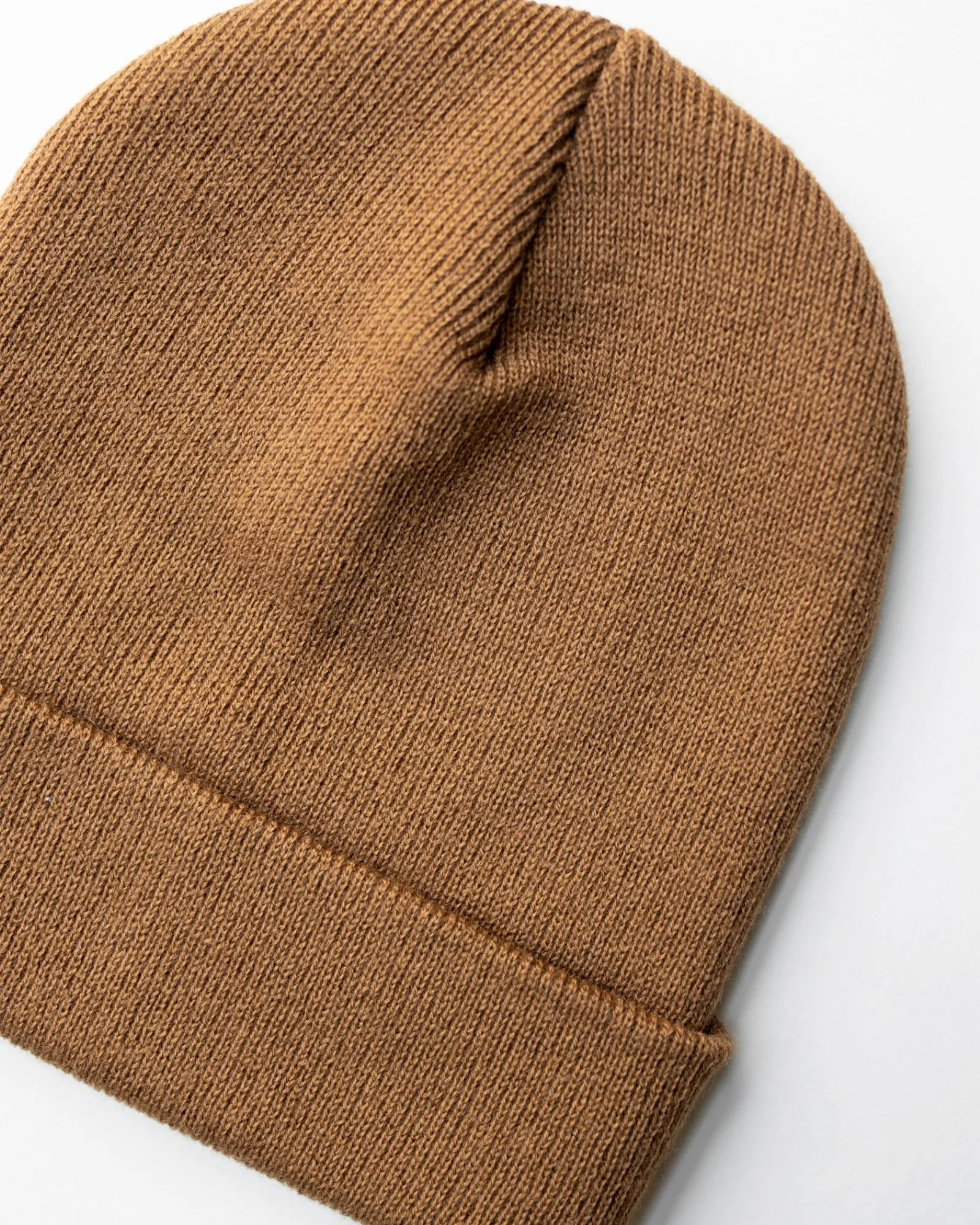 HAAKWEAR Traditional Silent Cuffed Beanie, Camel Brown